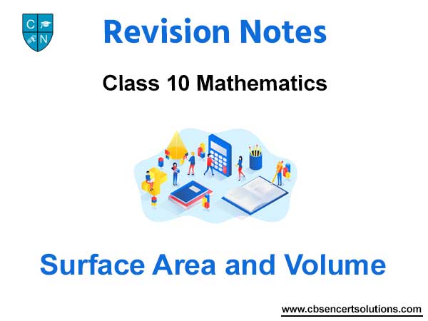 Surface Area And Volume Class 10 Mathematics