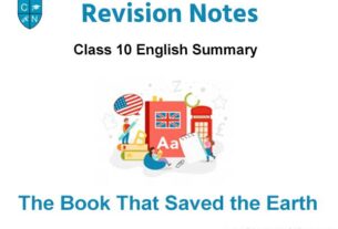 The Book That Saved the Earth Class 10 English