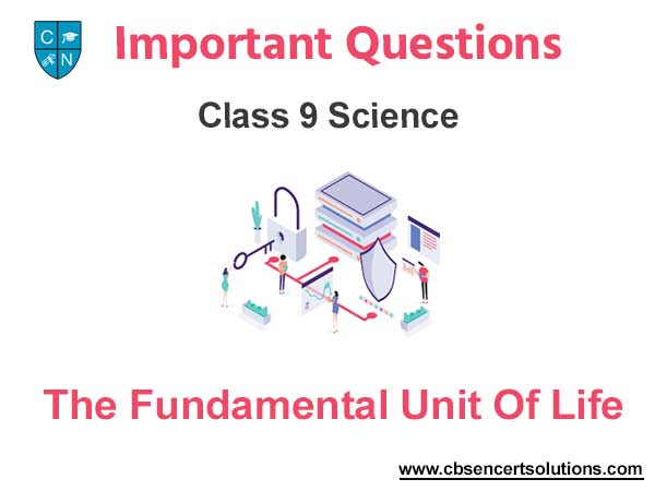 The Fundamental Unit Of Life Class 9