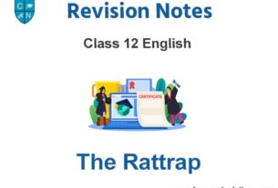 The Rattrap summary Class 12 English