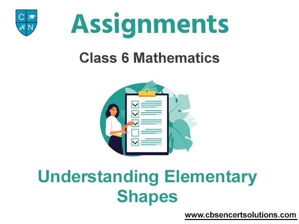 Class 6 Mathematics Understanding Elementary Shapes Assignments