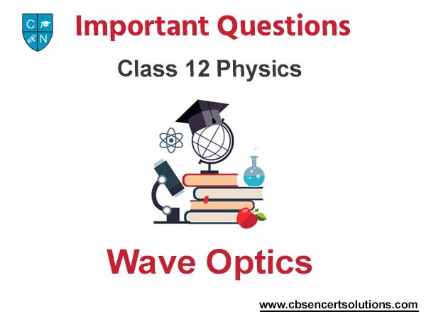 Wave Optics Class 12