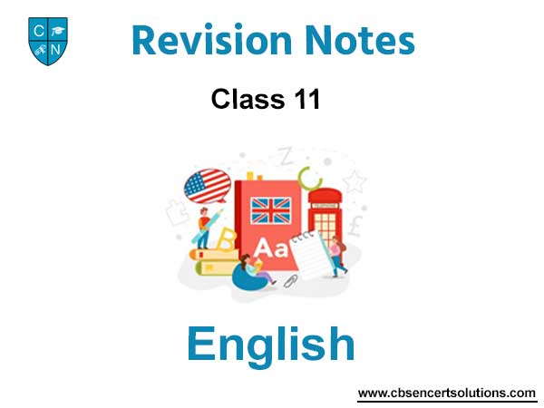 Class 11 English Notes And Questions