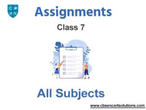 assignments class 7 2022