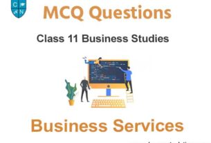 MCQ Questions For Class 11 Business Studies Chapter 4 Business Services