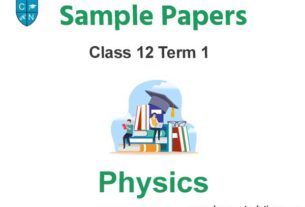CBSE Sample Paper Class 12 Physics