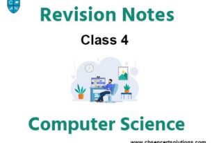 Class 4 Computer Notes