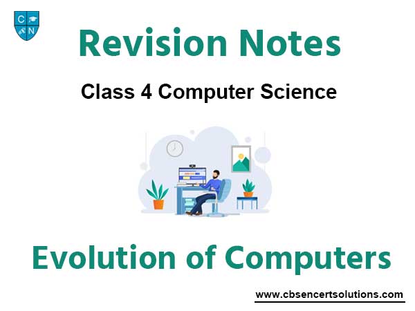 Evolution of Computers Class 4 Computer