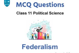 MCQ Class 11 Political Science Chapter 7 Federalism