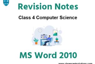 MS Word 2010 Class 4 Computer