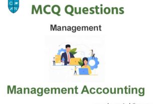 Management Accounting MCQ Questions with Answers