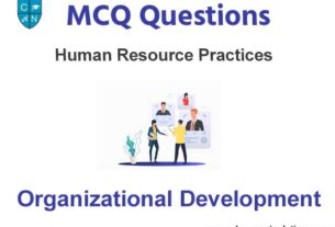 Organizational Development MCQ Questions With Answers