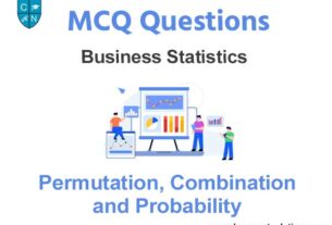 Permutation Combination and Probability MCQ Questions