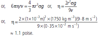 Mechanical Properties of Fluids Class 11 Physics Important Questions