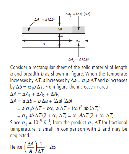 Thermal Properties of Matter Class 11 Physics Important Questions