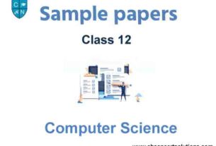 Class 12 Computer Science Sample Paper Term 2 With Solutions Set A