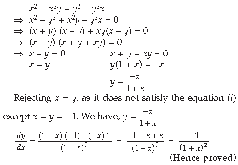 Continuity and Differentiability Class 12 Mathematics Important Questions