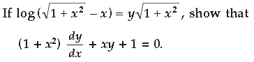 Continuity and Differentiability Class 12 Mathematics Important Questions