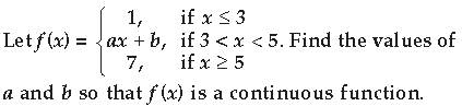 Continuity and Differentiability Class 12 Mathematics Important Questions