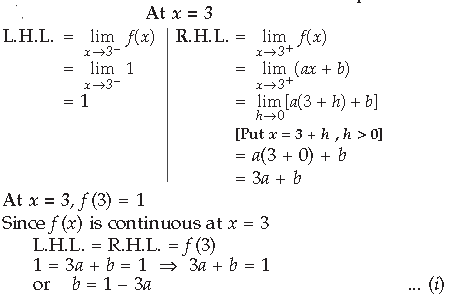 Continuity and Differentiability Class 12 Mathematics Important Questions