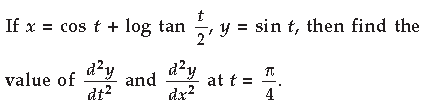 Continuity and Differentiability Class 12 Mathematics Important Questions