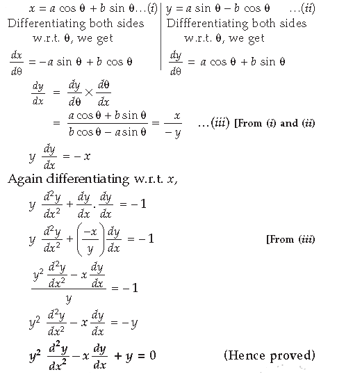 Continuity and Differentiability Class 12 Mathematics Important Questions