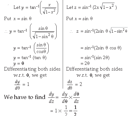 Continuity and Differentiability Class 12 Mathematics Important Questions