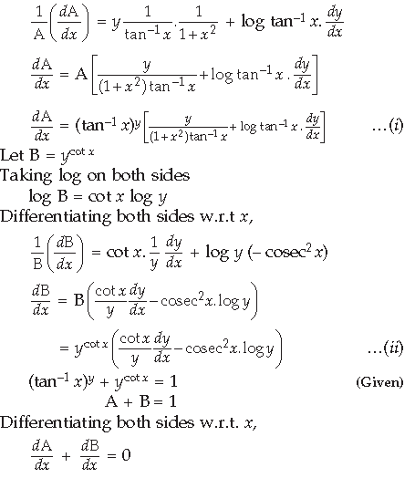 Continuity and Differentiability Class 12 Mathematics Important Questions