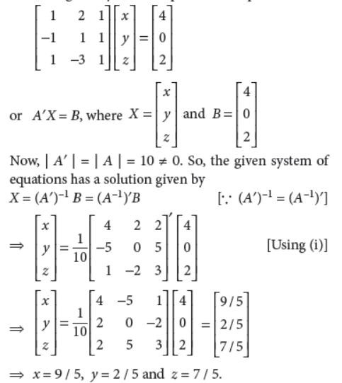 Class 12 Mathematics Sample Paper With Solutions Set C