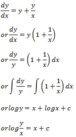 Differential Equations Class 12 Mathematics Important Questions