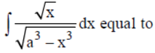 MCQ Question for Class 12 Mathematics Chapter 7 Integrals