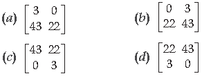 MCQ Question for Class 12 Mathematics Chapter 3 Matrices