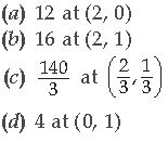 MCQ Question for Class 12 Mathematics Chapter 12 Linear Programming