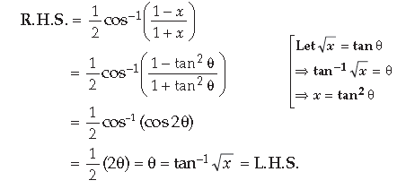 Inverse Trigonometric Functions Class 12 Mathematics Important Questions