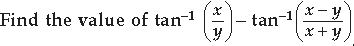 Inverse Trigonometric Functions Class 12 Mathematics Important Questions