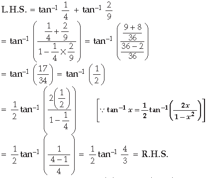 Inverse Trigonometric Functions Class 12 Mathematics Important Questions