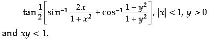 Inverse Trigonometric Functions Class 12 Mathematics Important Questions