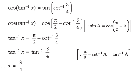 Inverse Trigonometric Functions Class 12 Mathematics Important Questions