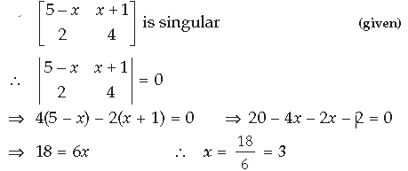 Matrices Class 12 Mathematics Important Questions