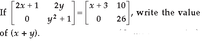 Matrices Class 12 Mathematics Important Questions