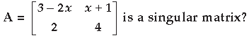 Matrices Class 12 Mathematics Important Questions