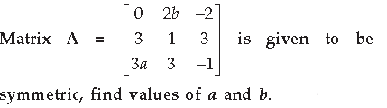 Matrices Class 12 Mathematics Important Questions