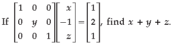 Matrices Class 12 Mathematics Important Questions