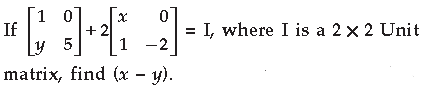 Matrices Class 12 Mathematics Important Questions