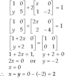 Matrices Class 12 Mathematics Important Questions