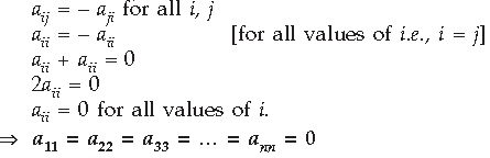 Matrices Class 12 Mathematics Important Questions