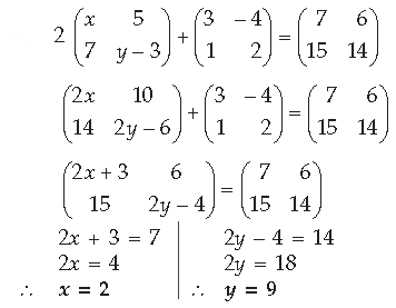 Matrices Class 12 Mathematics Important Questions