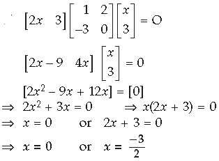 Matrices Class 12 Mathematics Important Questions