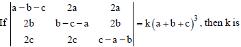 MCQ Question for Class 12 Mathematics Chapter 4 Determinants