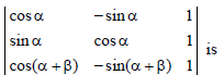 MCQ Question for Class 12 Mathematics Chapter 4 Determinants